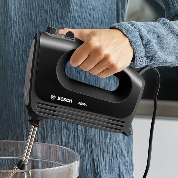 Bosch MFQ2420B Hand Mixer 450 W with Turbo Function, Black