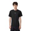 Li-Ning Fitness Series Letter Print Moisture-Wicking Quick-Dry Round Neck Short Sleeve T-Shirt Men Tops Black ATSU425-1
