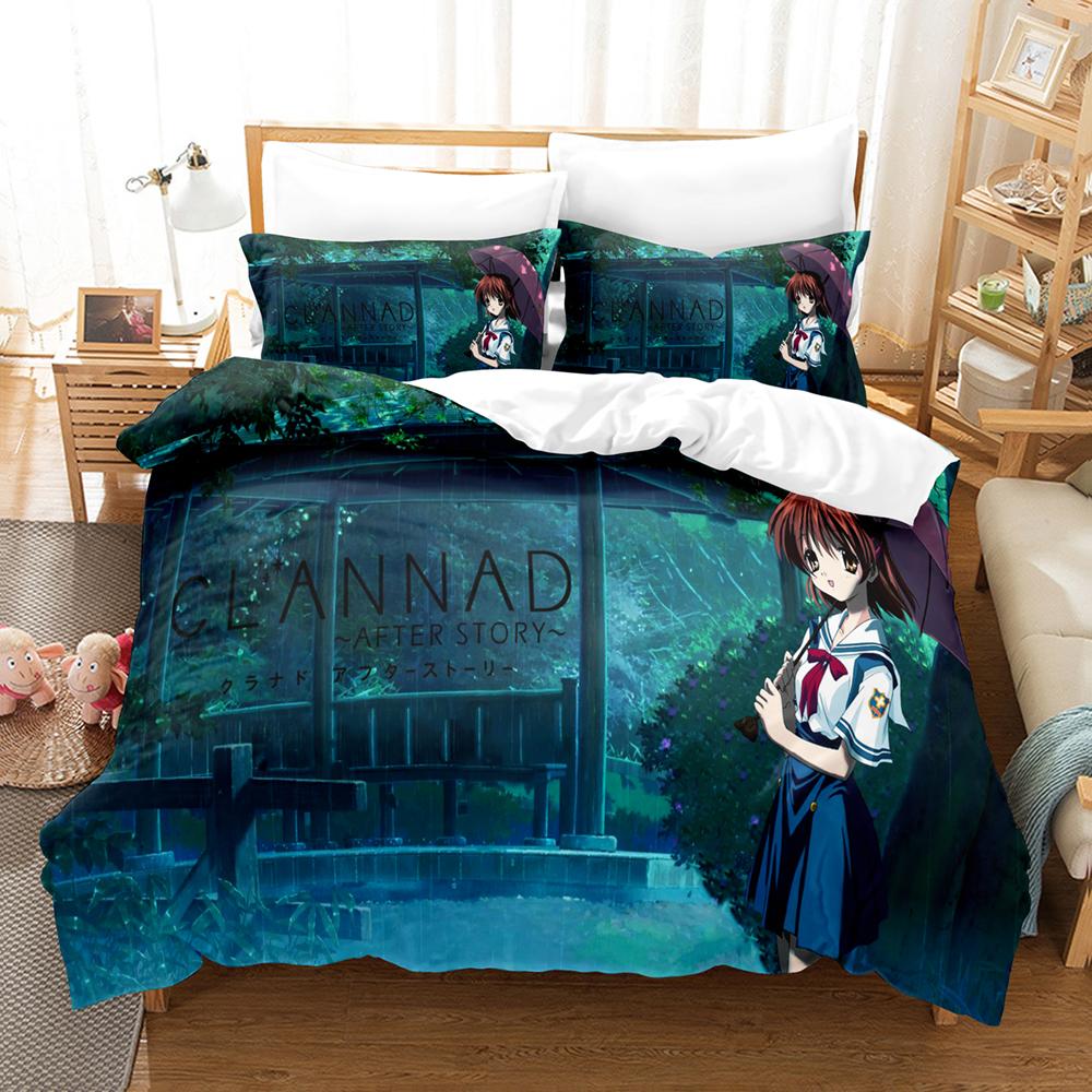 3D Print Japan Movie The Garden Of Words Bedding Sets Duvet Cover Set With Pillowcase Twin Full Queen King Bedclothes Bed Linen