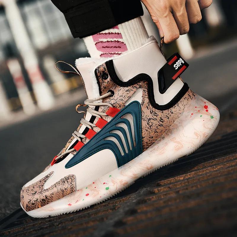 men boots 2024 New Winter Slippers Warm Men Shoes Waterproof Non-Slip Plush Sneakers Male tenis shoes Boots Men Sneakers Winter