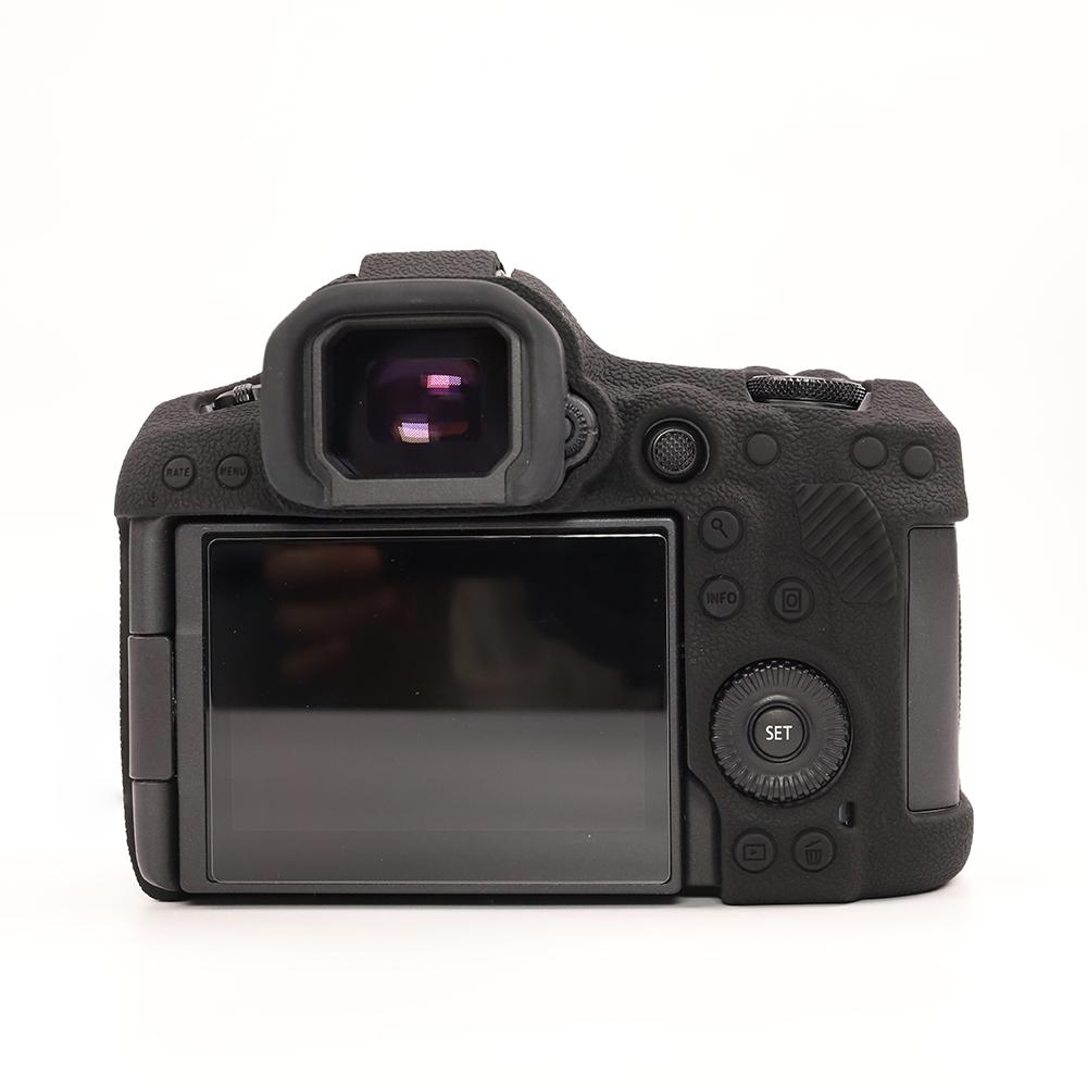 Für Canon EOS R5 Mark II Texturierte Kameratasche Kratzfeste Silikon-Schutzhülle