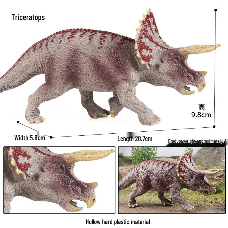 Cretaceous Ligabueino Dinosaur Model Toy - Hard Plastic Animal Figure for Kids