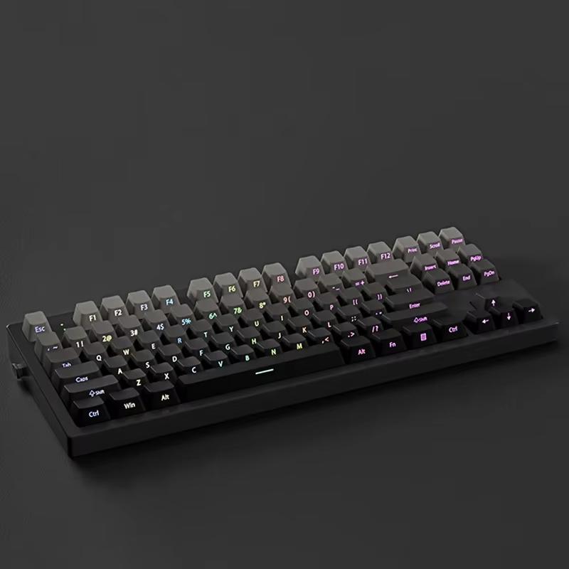 Xiaomi Side-printed Gradient Keycaps with PBT Contour Backlighting, Bottom-lit Design, Compatible with 60/75/68/87/104 Gaming Keyboards