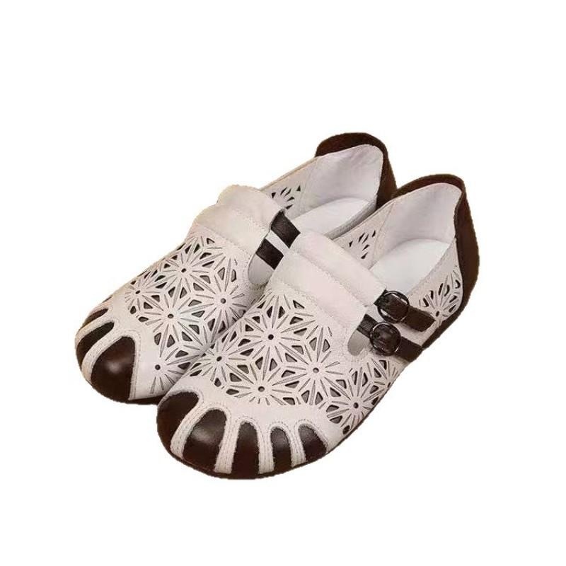 Spring and Autumn New Soft-soled Beef Tendon Sole Single Shoes Women's Flat Bottom Shallow Mouth