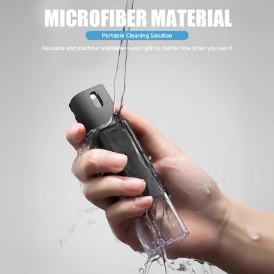 2 In 1 Screen Cleaner Spray Bottle Computer Cellphone Screen Cleaner with Microfiber Cloth Set Cleaning Tools Cleaning Supplie