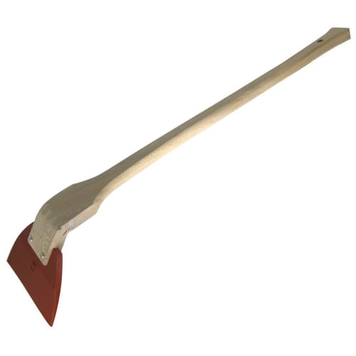 Otsuka Brush Rubber Spatula with Handle, Long Handle, Red, Large