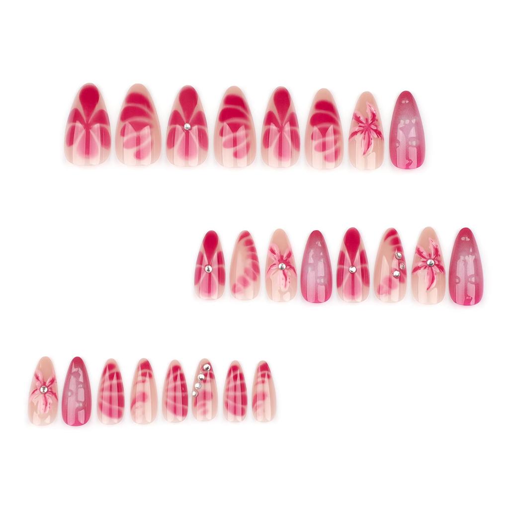 3D Rhinestone Nail Art: Cross-Border Hot-Selling Fake Nail Tips