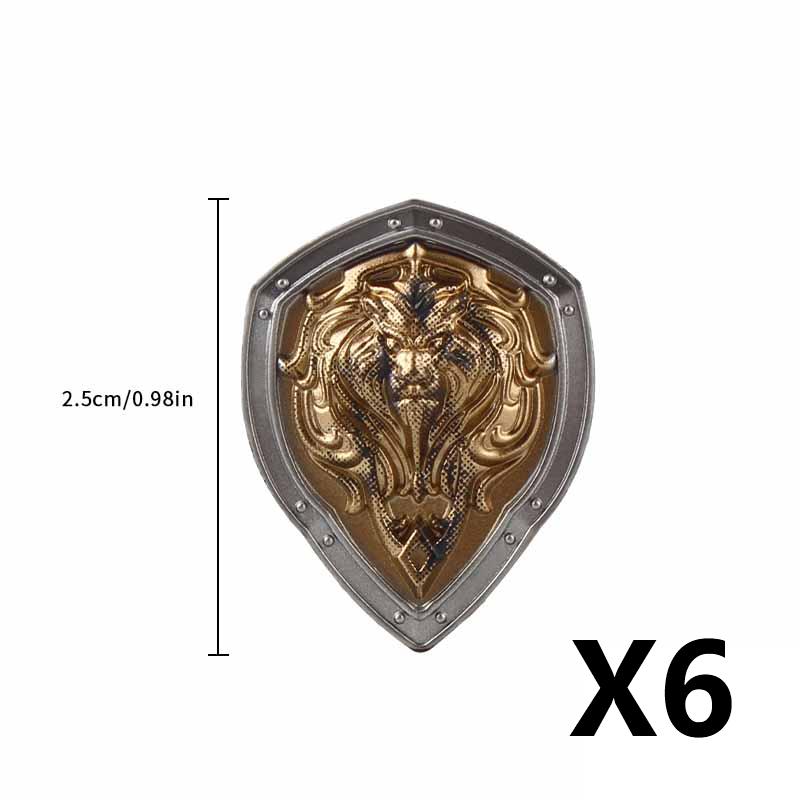 Medieval Figure Weapons Accessories Kits Building Blocks King Sword Lion King Shield Trident Battle Double-edged Axe Brick Toy