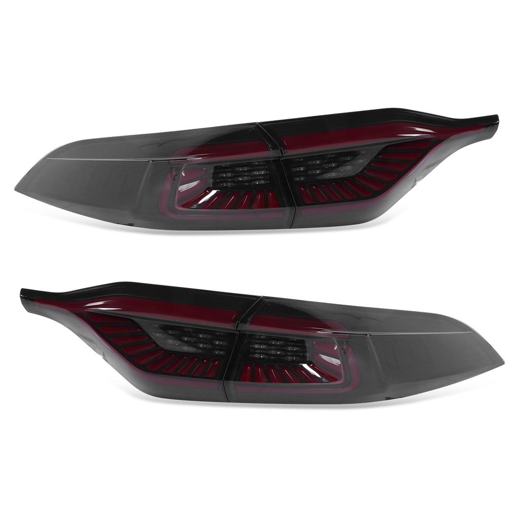 Full LED Dynamic Tail Lights Assembly Smoked Lens Fit for Corolla 4 Door Sedan LE SE E210 2020+