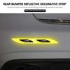 Car Styling Trunk Bumper Warning Safety Sticker Reflective Strip For Toyota Crown GR Corolla YARIS Auris C-HR Hilux Vios Prius