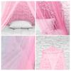 Single Door Mosquito Net Bed Canopy Solid Color Design Good Breathability Easy Installation