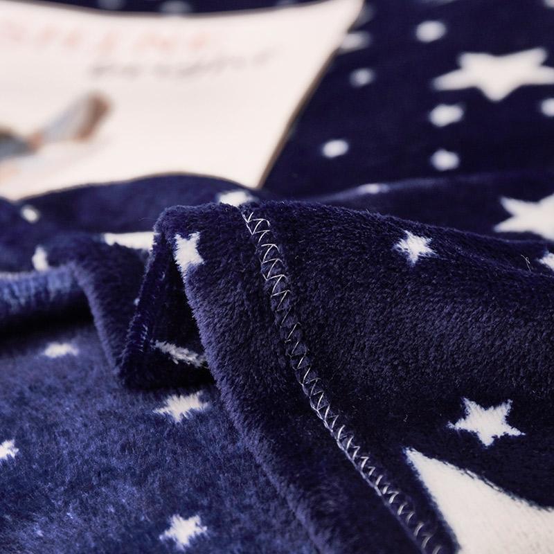Mysterious Starry Sky Galaxy Star Throw Blanket Ultra Soft Lightweight Plush Flannel Nap Blanket for Couch Bed Sofa Chair Office