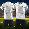 Customizable DIY Sports Jersey Set with Personalized and Number for Team Training or Short Sleeve Top and Shorts Suitable for Adults and Youth