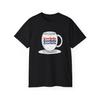 Covfefe Coffee Red White Blue President Donald Trump Maga Satire Funny Political Politics Presidential 2024 Election Unisex Cotton T Shirt