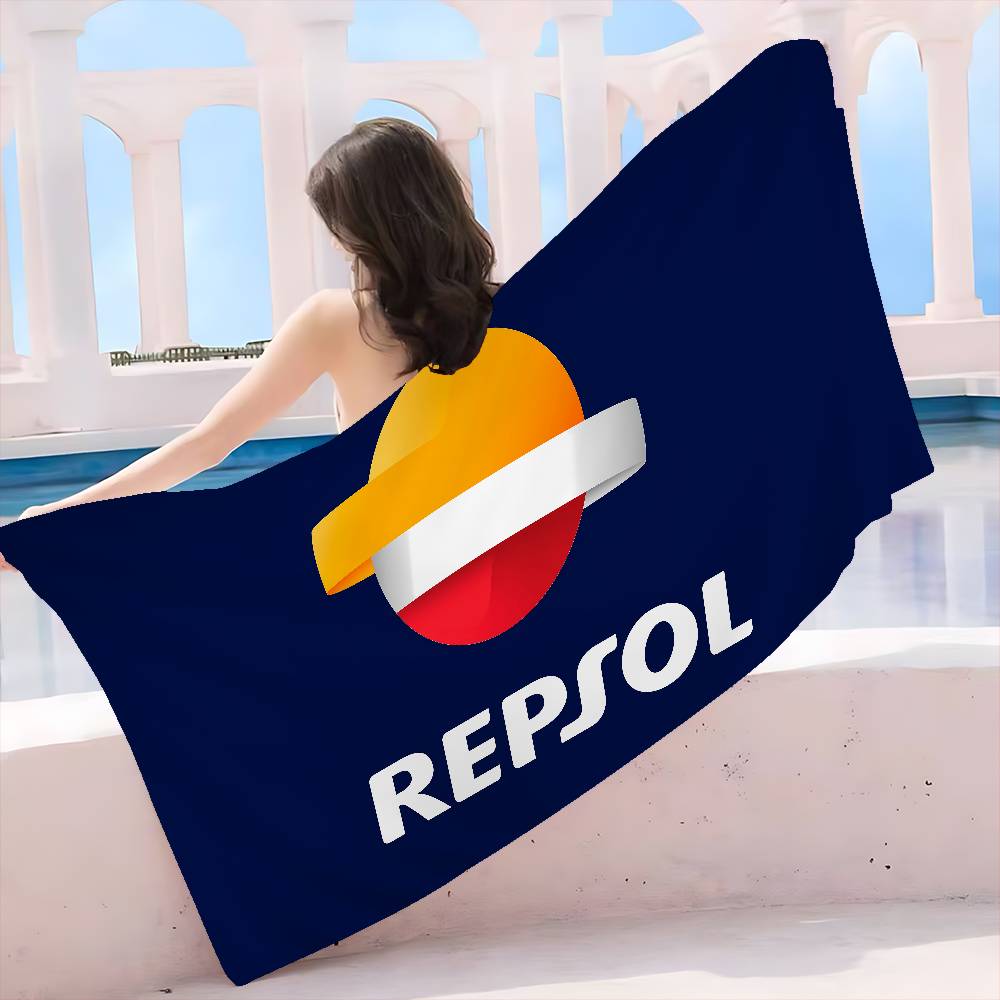 R-Repsols Microfiber Blanket Quick Drying Beach Towels Oversized Printing Super Absorbent Pool Towel Blanket