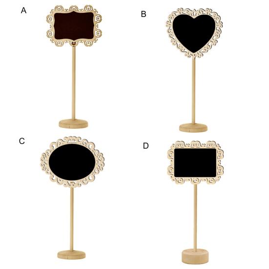 Burr-free Plant Stake Multipurpose Durable Natural Wood Chalkboard Marker