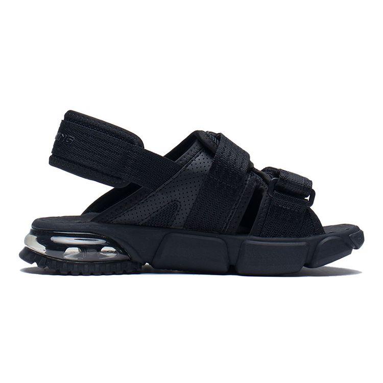 Li Ning Comfortable Versatile Childrens Sandals Kids Sandals Black YKUS002-1