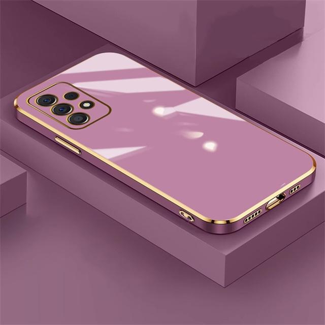 

Протиударний чохол для телефону Samsung Galaxy A53 5g A52s A51 A52 A54 A34 A71 A13 A12 A21s A31 A73 A72 A22 A50 A33 A32 кришка A52-A52s 5G фіолетовий