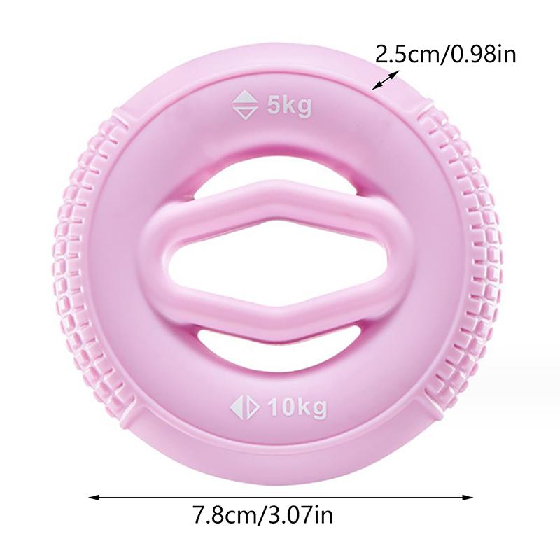 Hand Grip Strengthener Hand Finger Exerciser Forearm Rings Hand Exerciser Silicone Squeezer Grippers For Finger Physical 24Bd