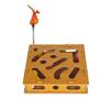 Cat self-entertainment gadget, pet educational digging toy, game maze box, cat teaser stick, track bell ball