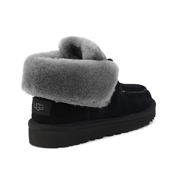 (WMNS) UGG Diara Lacing Fleece Lined Black Women's 1113090-BLK