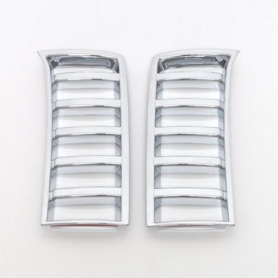 Chrome Front Headlight Grille Side Frame Cover Trim For - Toyota Tundra