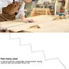 3PCS Lightweight Folding Carpenters Ruler White Foldable Ruler Durable Meter Stick