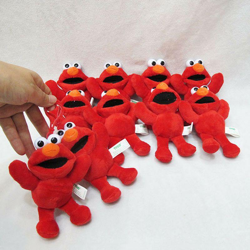 Sesame Street Elmo Plush Doll Adorable Red Stuffed Toy For Kids Gift Collectible