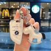 Sakura Pink Tpu for BMW X1 X3 X4 X5 X6 F15 F16 G30 3 5 7 Series G11 F48 Remote Smart Auto Car Key Case Cover Keyring Accessories xg7