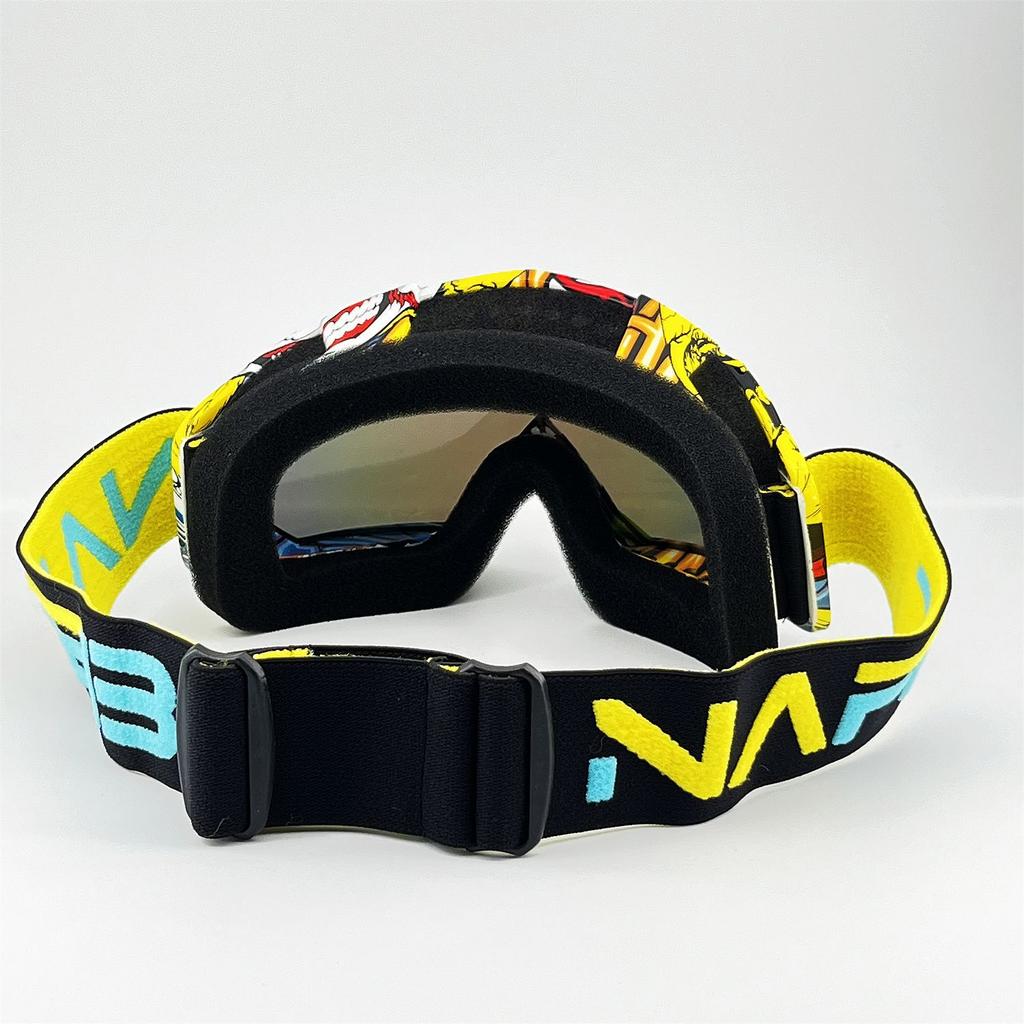 Motorcycle Glasses Unisex Riding Windproof Goggles Helmet Sports Outdoor Skiing Goggles Lenses N634