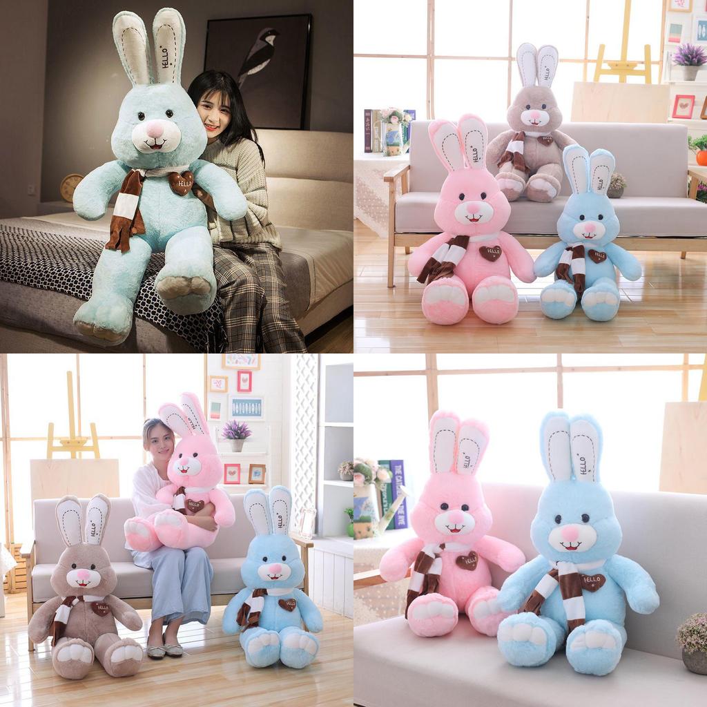 Adorable Large Bunny Plush Toy With Soft Pp Cotton Filling For Girls Ideal For Cuddling And Sleeping