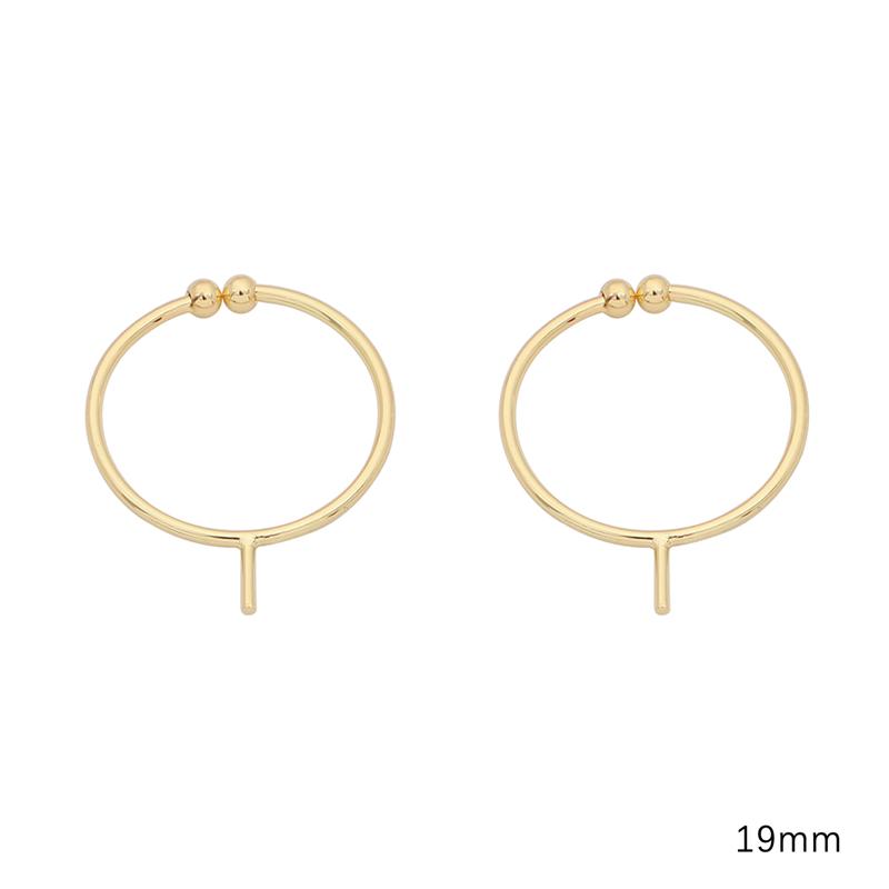 1 Stück Kupfer-Hängebeschichtungsring für DIY-Halskette, Armband, Ohrringe, Schmuckherstellung, Bastelzubehör