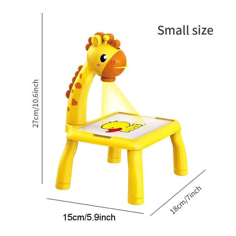 

Электрическая доска для рисования проекцией оленя, многофункциональная доска для письма, обучение рисованию, стираемая раскраска, развивающие игрушки