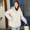 Simple new cotton-padded clothes for women's winter medium and long loose thickened cotton-padded clothes, cotton-padded jackets, versatile jackets