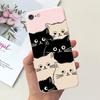 For Apple iPhone 7 8 Plus Case Cute Fashion Painted Back Cover Soft Silicone Phone Case For iPhone 8 Plus iPhone7 iPhone8 Bumper