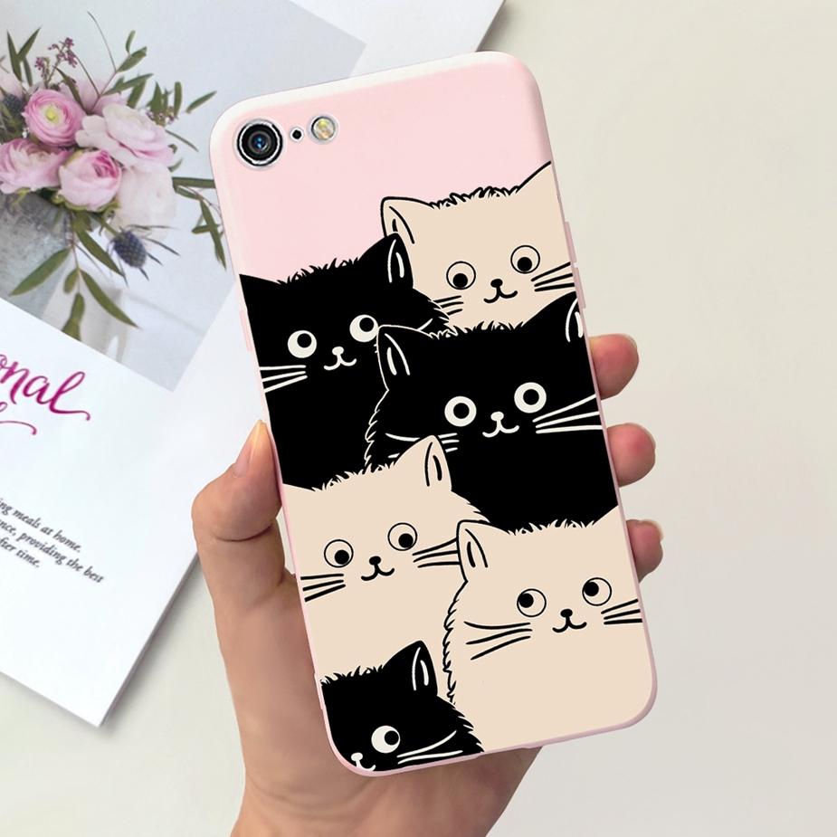 For Apple iPhone 7 8 Plus Case Cute Fashion Painted Back Cover Soft Silicone Phone Case For iPhone 8 Plus iPhone7 iPhone8 Bumper