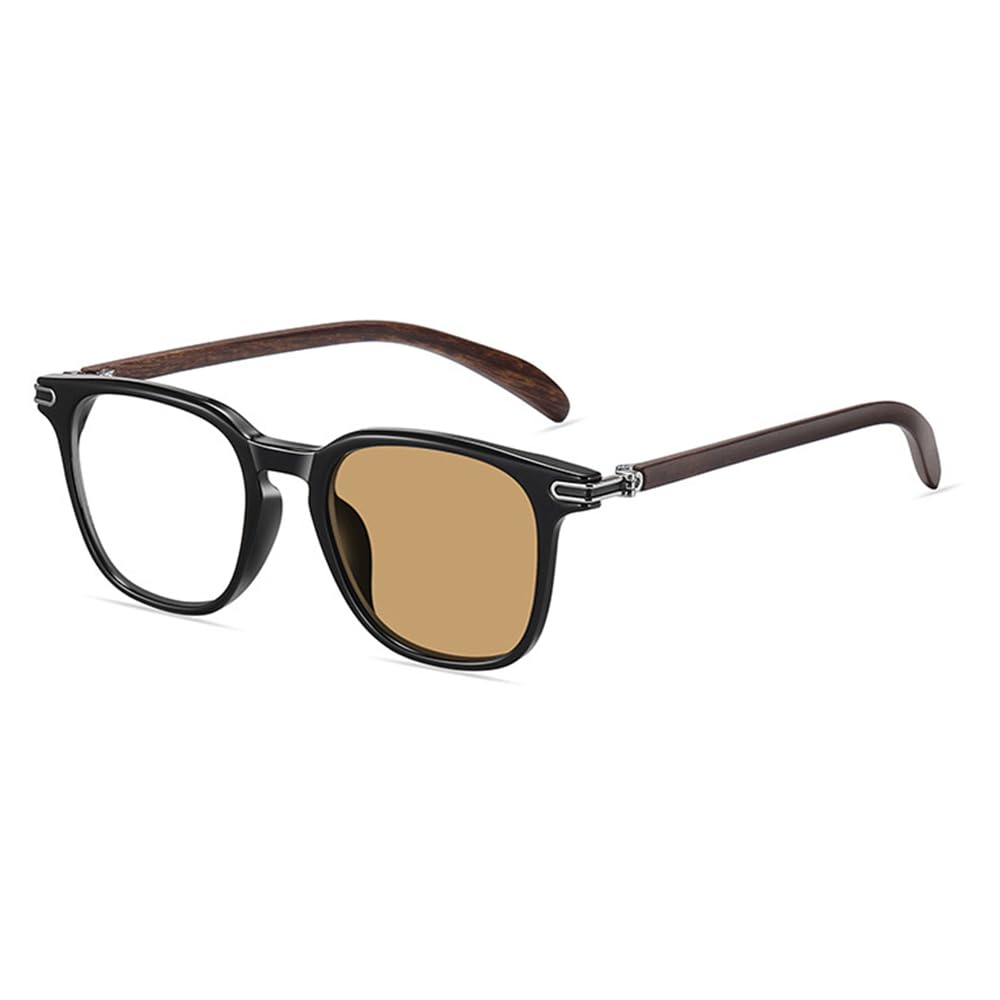 

Очки с блокировкой синего света для фотохромного цвета Модные фотохромные УФ Прозрачные Переходящие в B1339 [FEISEDY] Мужские, Стильные, Линзы, Меняющиеся, Очки, чёрный