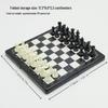 Kompaktní skládací magnetická šachová sada pro dospělé a děti - Přenosná mezinárodní cestovní edice