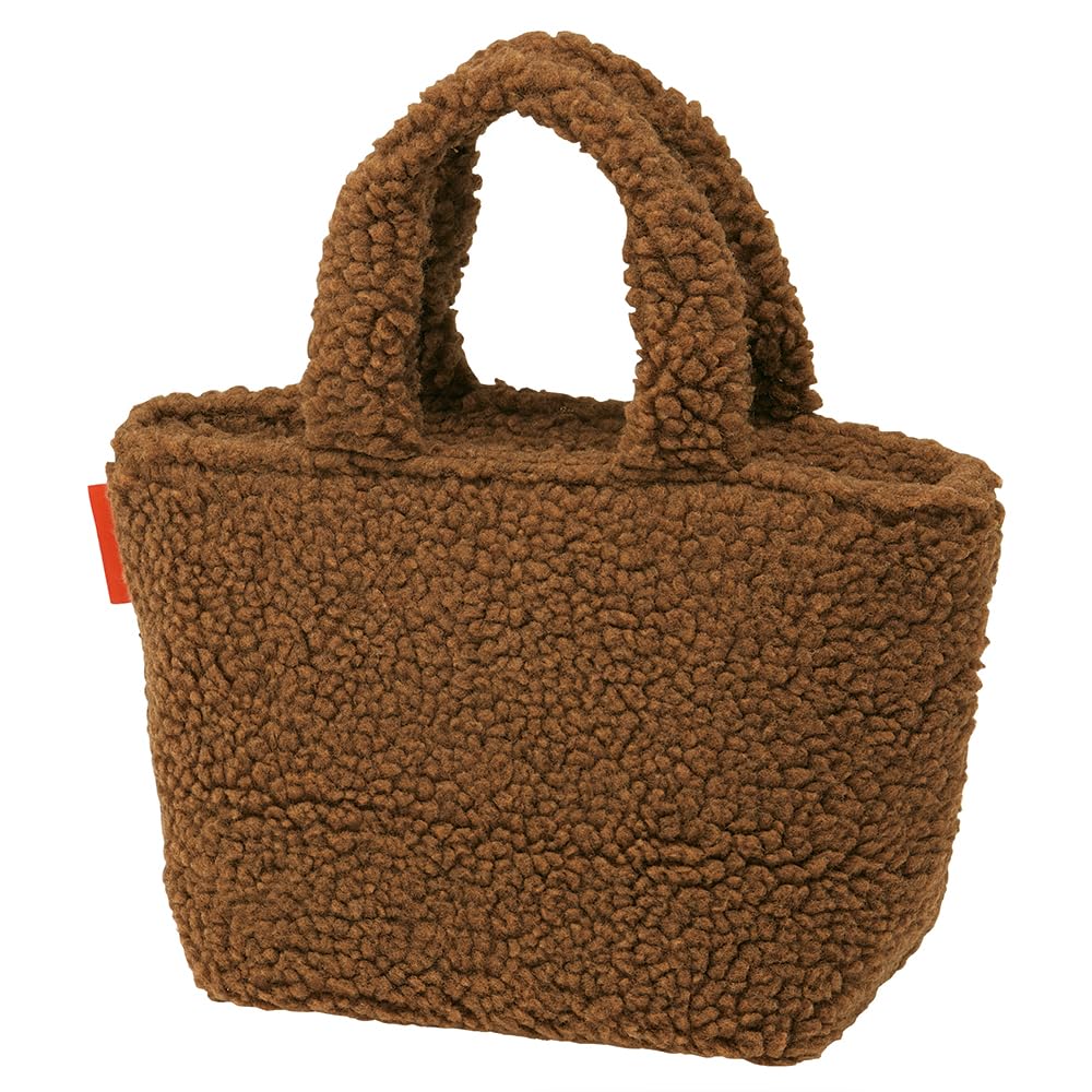 Skater Insulated Lunch 30cm x 12cm x Soft Boa Monchhichi Bag, 18cm, Fabric, Design, KBOB2-A