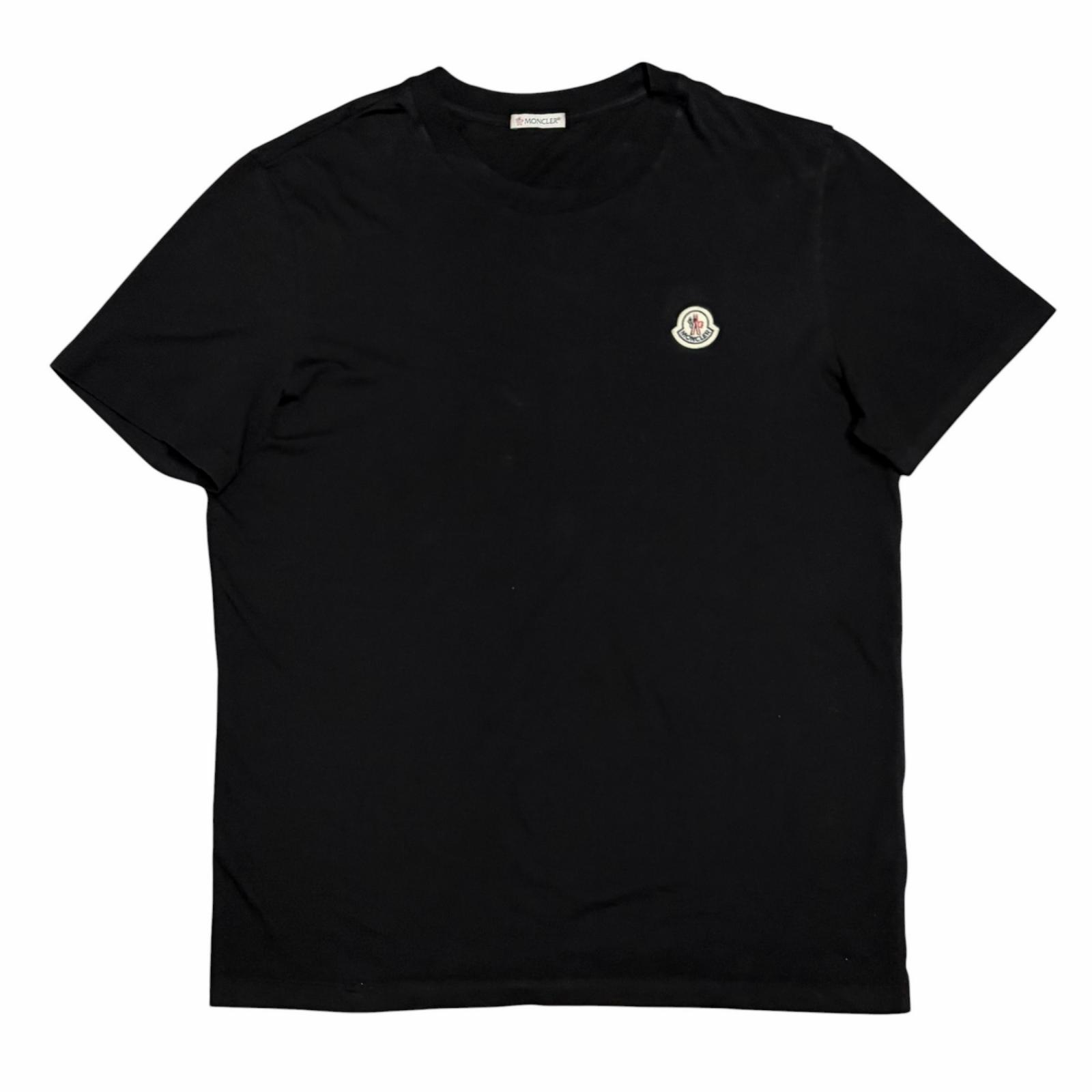 MONCLER Logo T-Shirt Black Men s Size L Model K10918C00026829H8