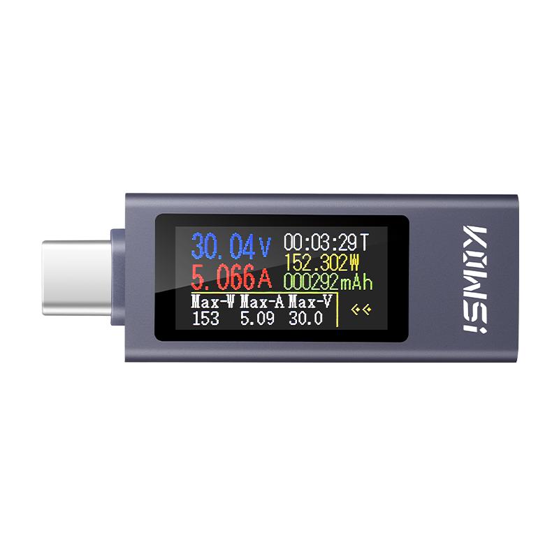 Type-c Multi-function Digital Display DC Voltage Ammeter Power Meter Cell Phone Charging Tester DC 4-30V KWS-2301C KWS-2303C
