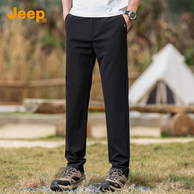 

Jeep Men s High-Stretch Straight Casual Pants 30