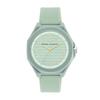 Armani Exchange Unisex Green Nylon AX4605 Three-Hand Watch,
