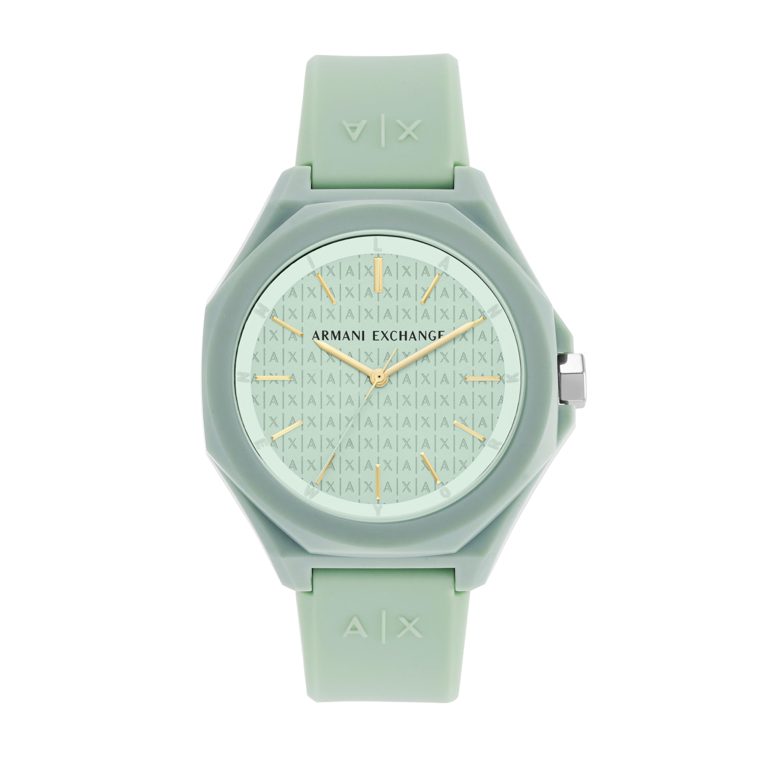 

Armani Exchange Unisex Three-Hand Green Nylon Watch, AX4605