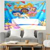 Bubble-Guppies Print Tapestry, Backdrop, Easy Setup, Ideal for Bedroom, Office & Living Room, with Aesthetic Wall Hanging Decor.