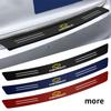 New Carbon Fiber Car Styling Trunk Load Edge Emblem Stickers For Silverado Trailblazer Suburban Traverse Onix Colorado