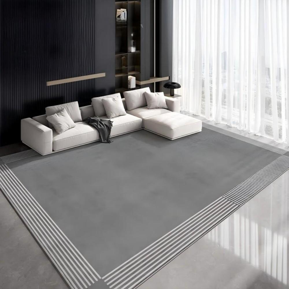 Winter Warmth Cream Style Living Room Sofa Carpet Wash-Free Anti-Slip Bedroom Side Floor Mat Luxury Home Decoration