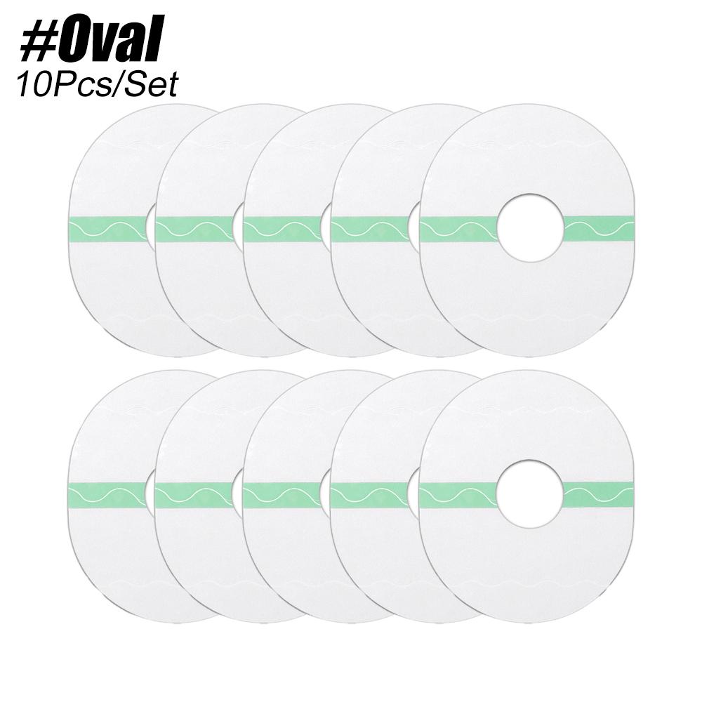 

Tcare 10Pcs/Set Adhesive Sensor Patches Universal Breatheable Waterproof Patches-Clear Patches Featuring No Glue In The Center