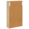Wall Mounted Bathroom Cabinet with Shelf Sonoma Oak 30 x 10 x 50 cm