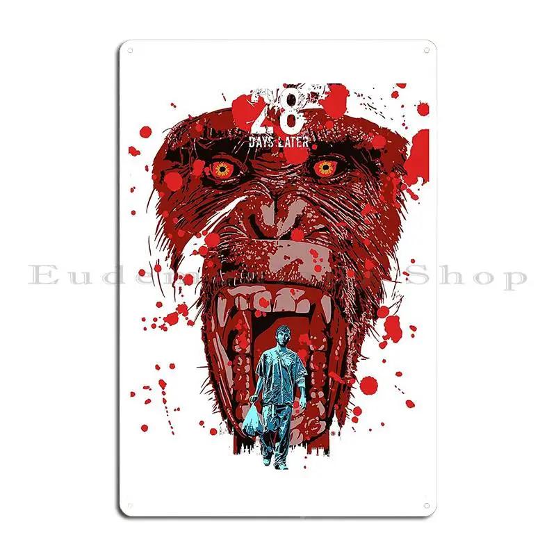 Days Later Scariest Movie WEEKS LATER MAINTAIN THE QUARANTINE DESIGN Metal Plaques Living Room Customized Tin Sign Poster 20x30cm(7.8x11.8inch)